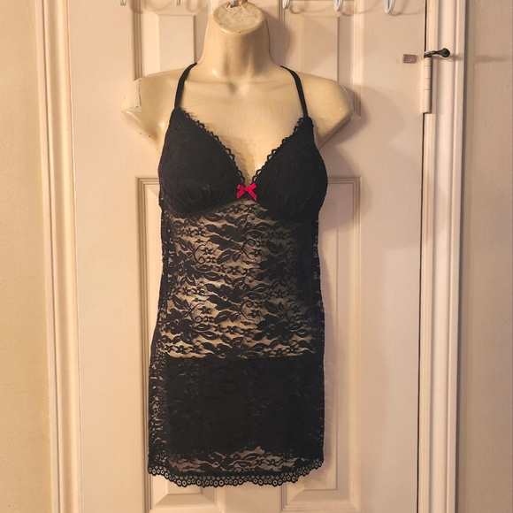 Black Lace Chemise Gilligan & O'Malley - Picture 14 of 14